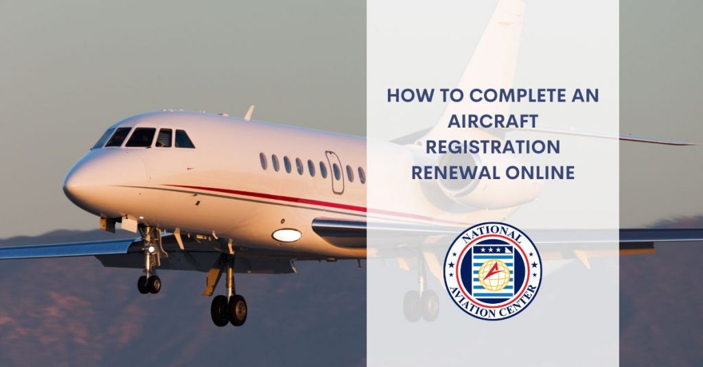 Aircraft Registration Renewal Online