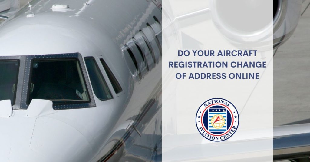 aircraft registration change of address