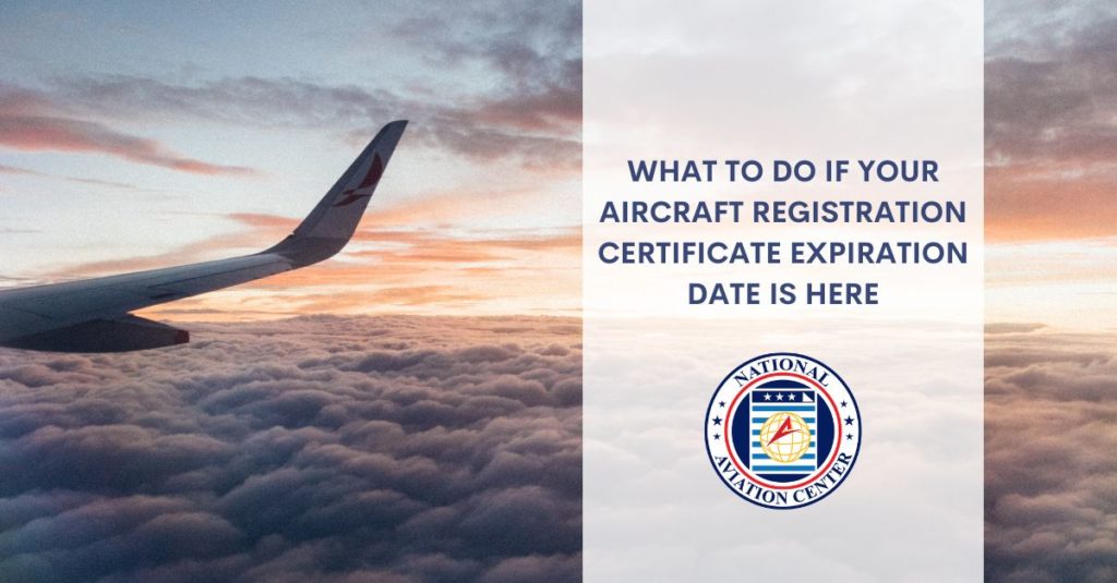 aircraft registration certificate expiration