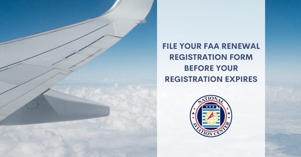 FAA renewal registration form