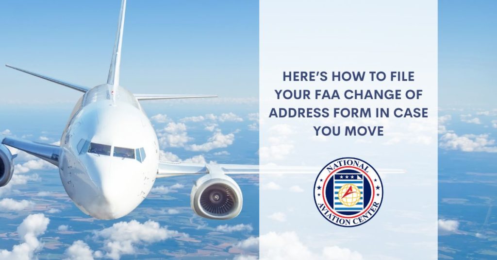 FAA change of address form