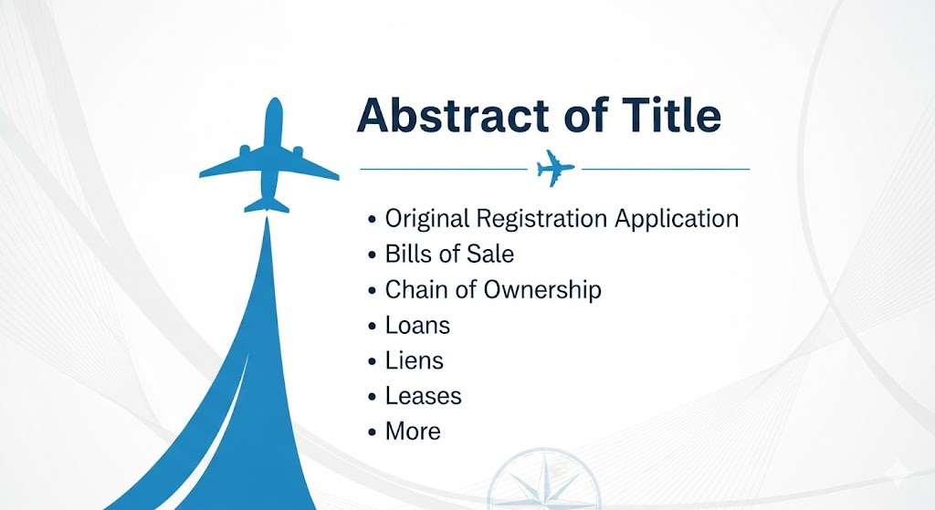 Plane Abstract of Title Can Provide a Lot of Information 