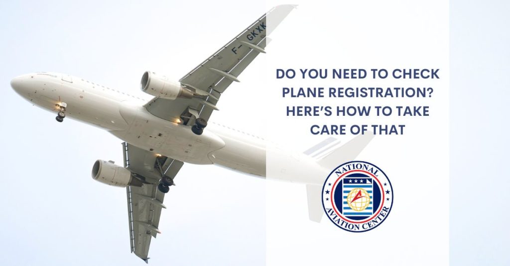 Check Plane Registration