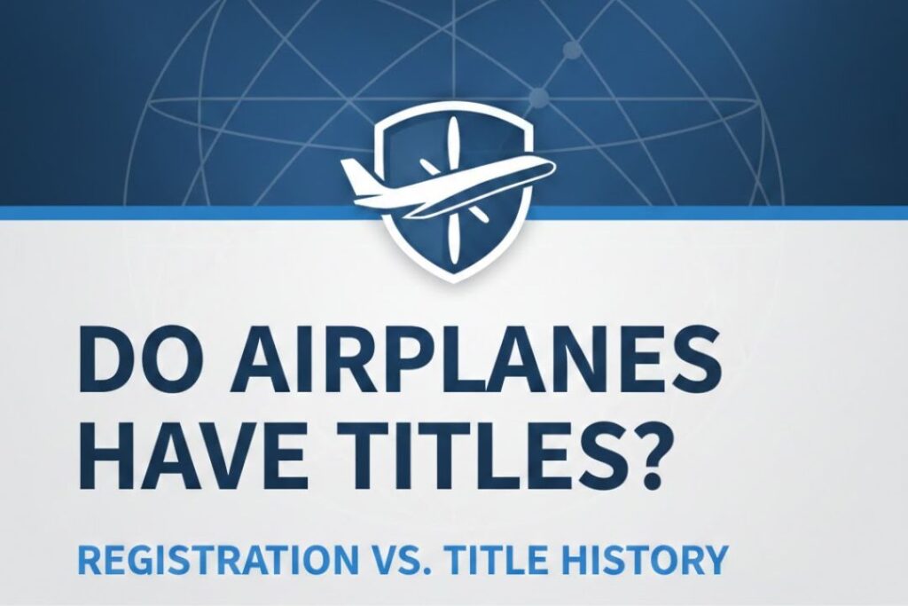 do airplanes have titles