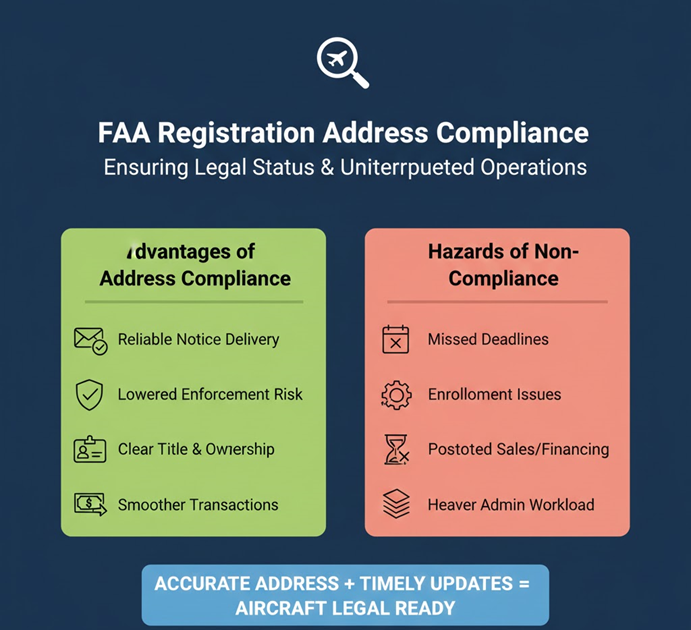 FAA Registration Address Rules